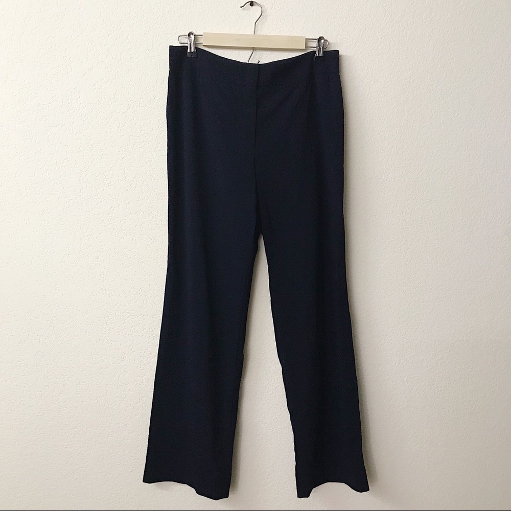 Escada Navy Blue Virgin Wool Dress Pants